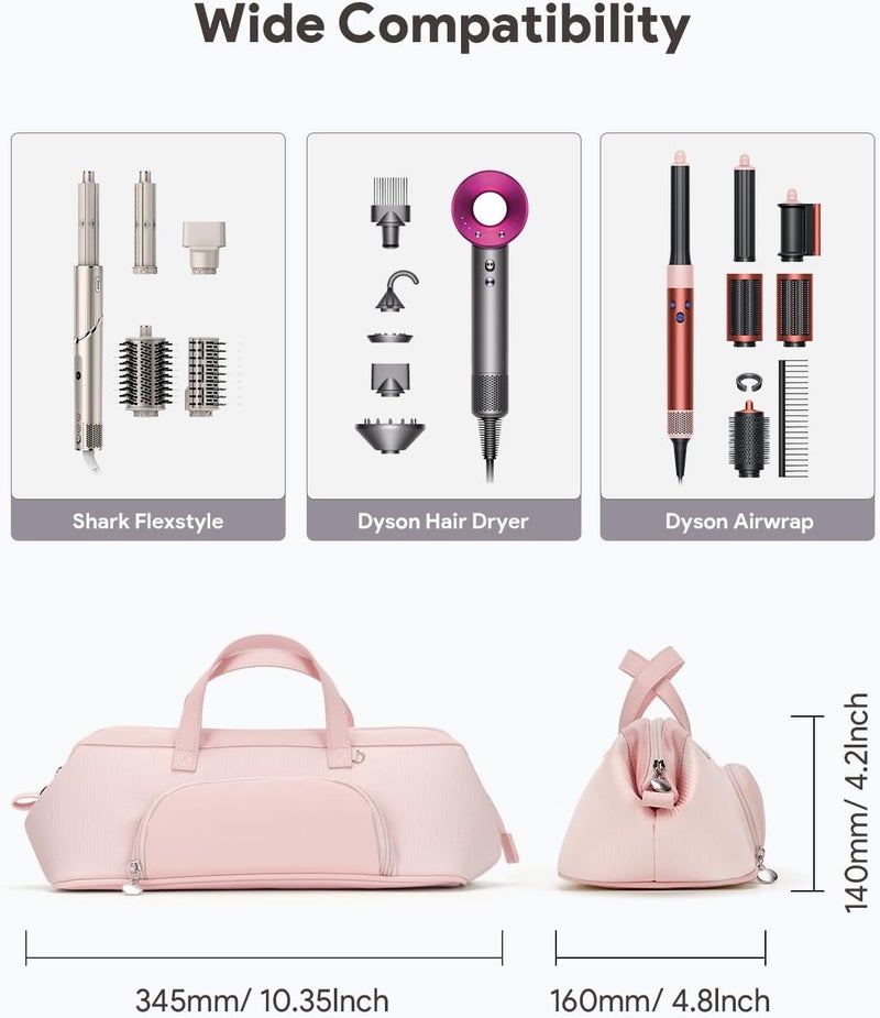 Lotour Hair Tools Travel Case Bag for Shark HD430 FlexStyle/Dyson Airwrap/Dyson Supersonic Hair Dryer, Portable Travel Storage Organizer for Hair Attachments Waterproof - Image 2